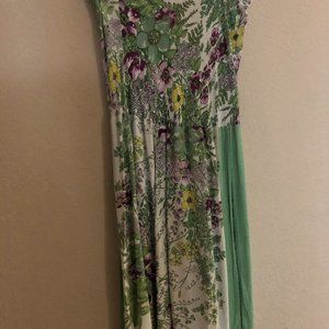 Beautiful Multi Color Floral Maxi Skirt